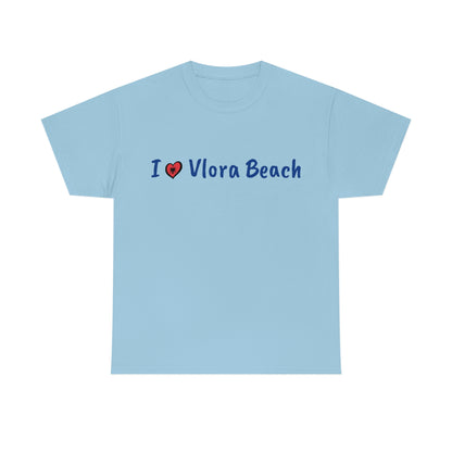 I Love Vlora Cotton T-Shirt for Women/Men