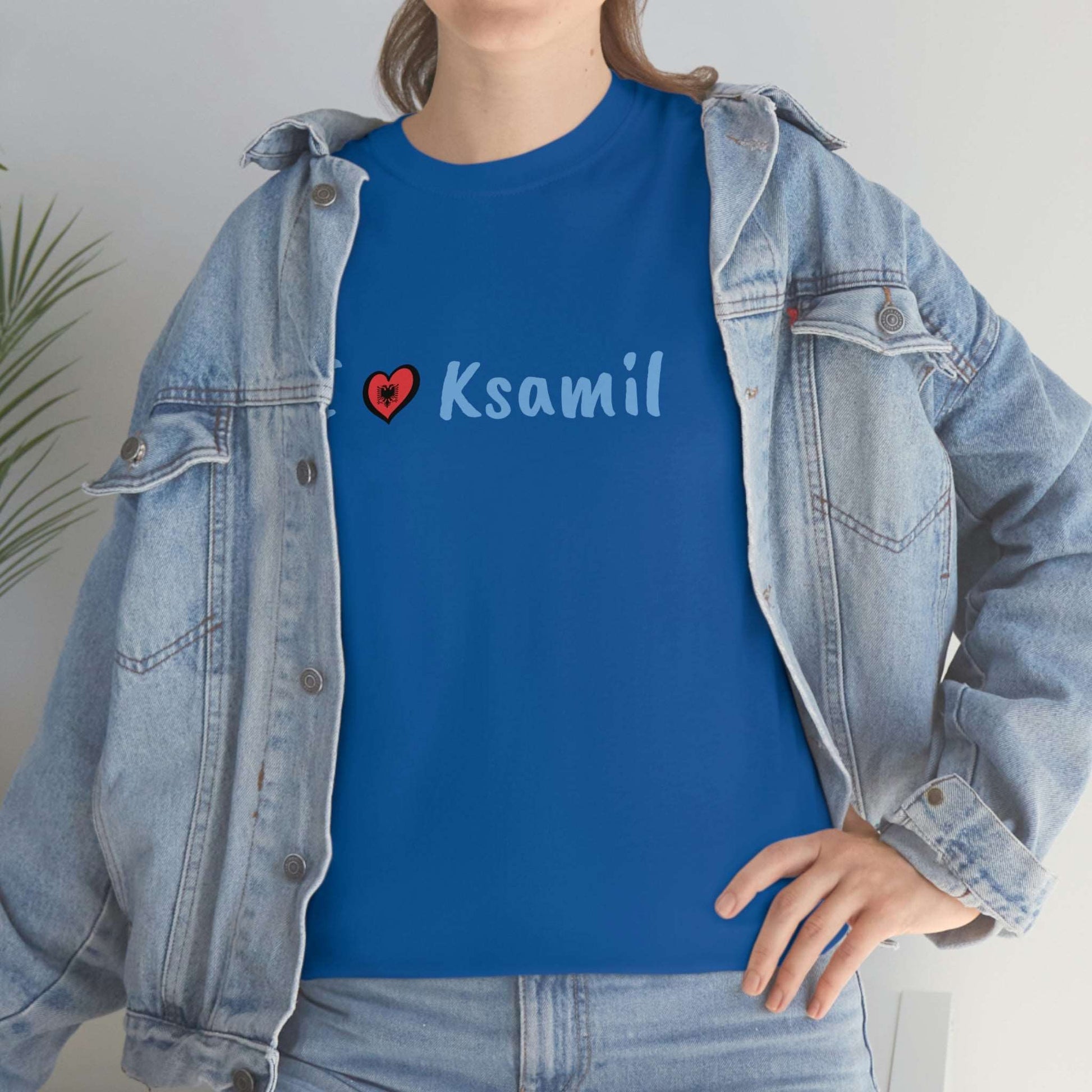 I Love Ksamil Cotton T-Shirt for Women/Men
