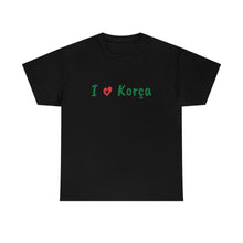 Charger l&#39;image dans la galerie, T-shirt en coton I Love Korca pour femmes/hommes
