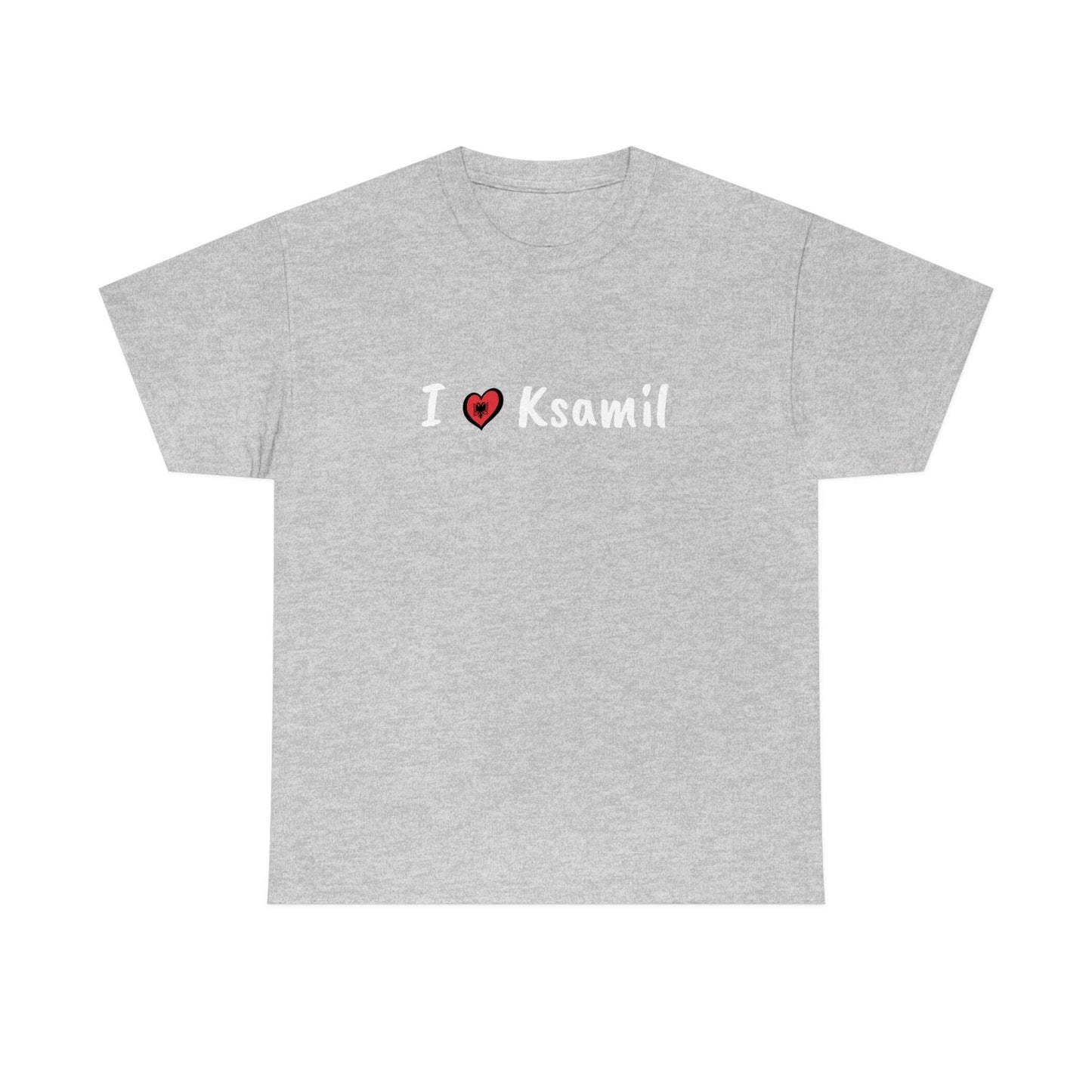 I Love Ksamil Cotton T-Shirt for Women/Men