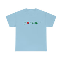 Lade das Bild in den Galerie-Viewer, I Love Theth, Baumwoll-T-Shirt für Damen/Herren
