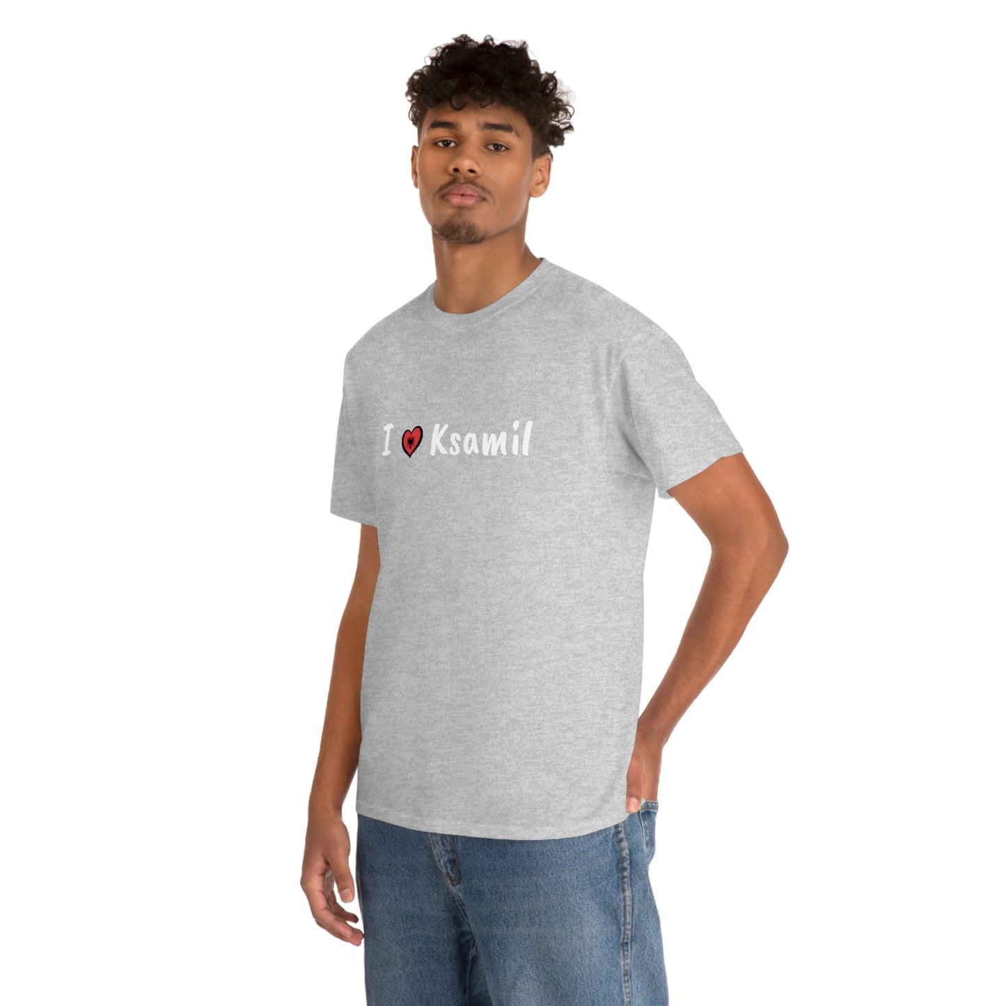 I Love Ksamil Cotton T-Shirt for Women/Men