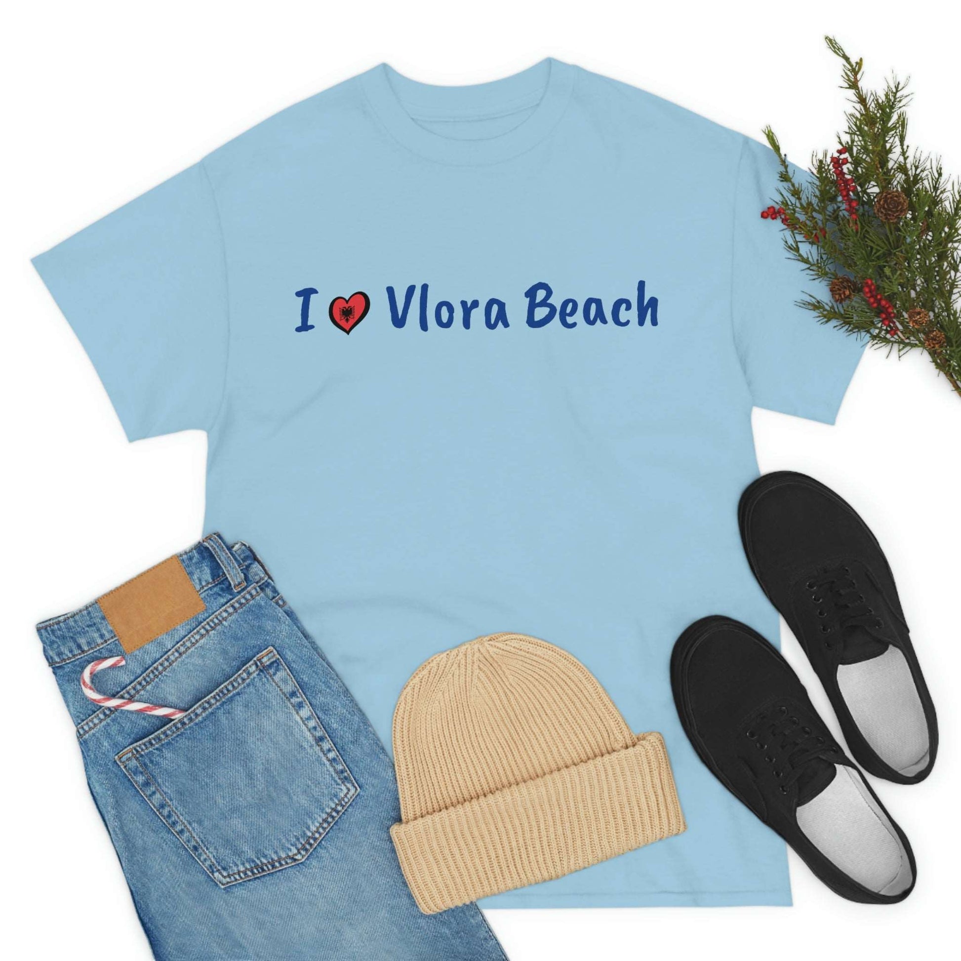I Love Vlora Cotton T-Shirt for Women/Men
