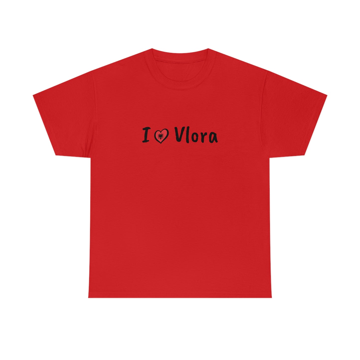 I Love Vlora Cotton T-Shirt for Women/Men