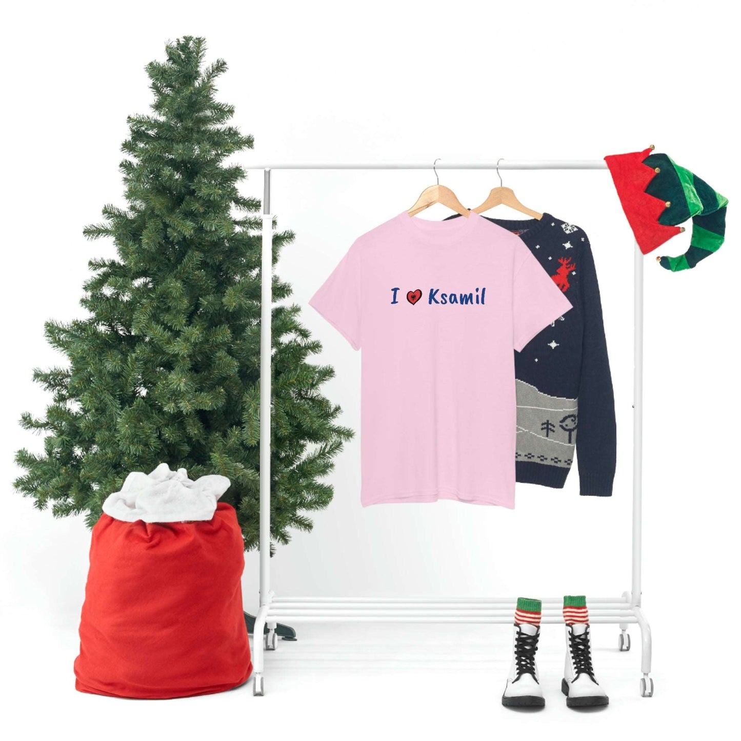 I Love Ksamil Cotton T-Shirt for Women/Men