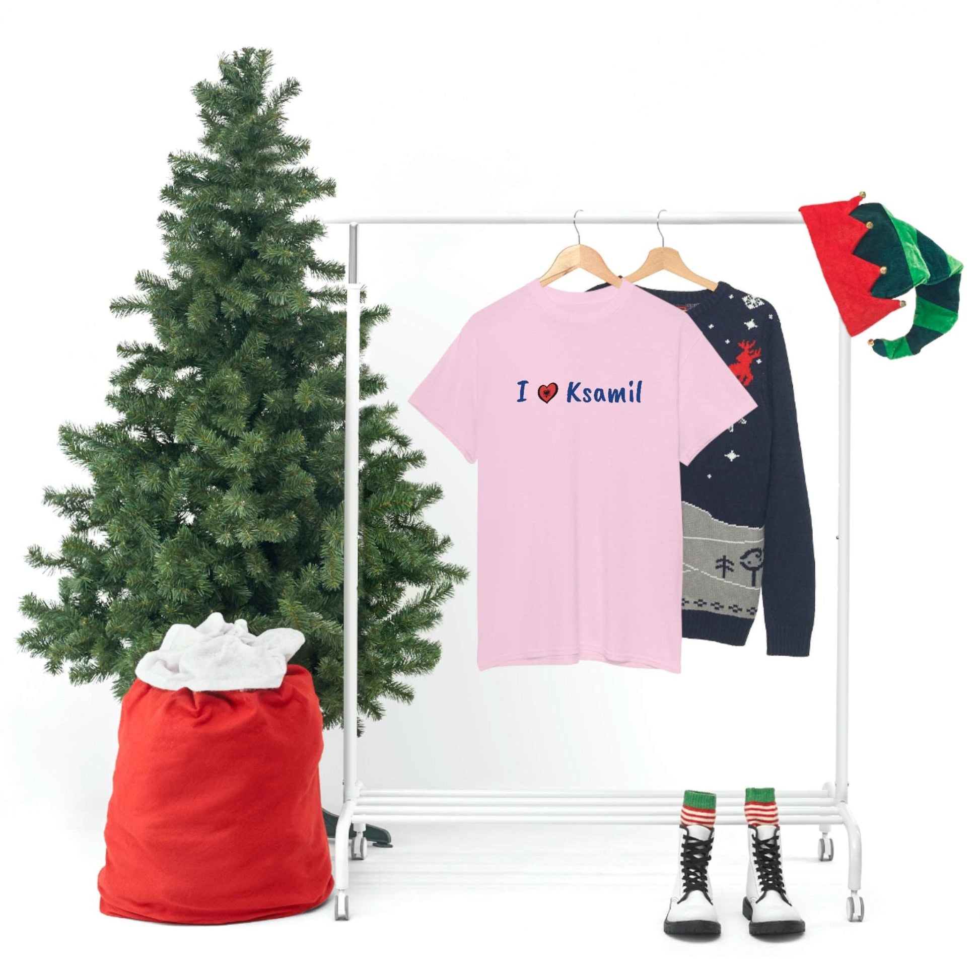 I Love Ksamil Cotton T-Shirt for Women/Men
