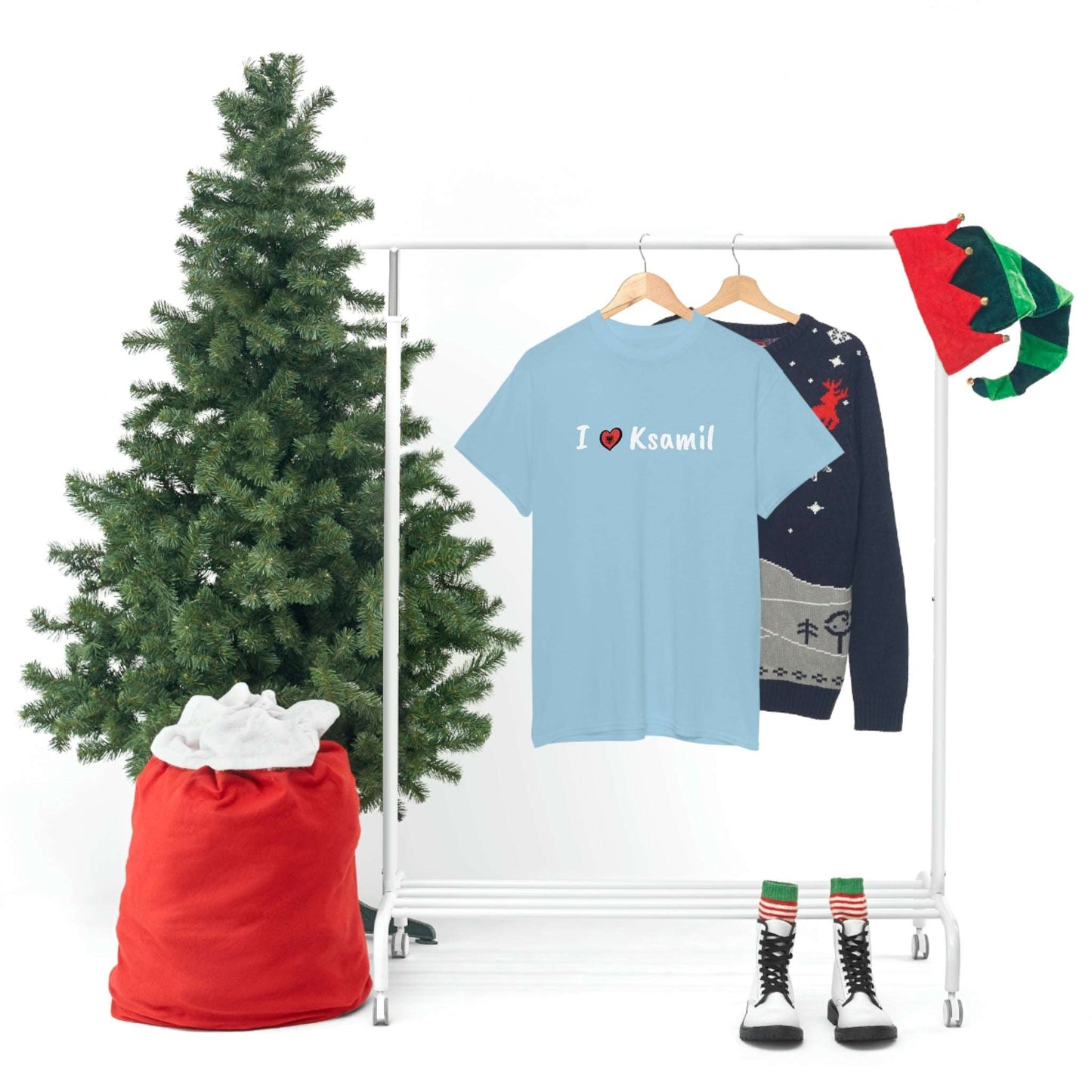I Love Ksamil Cotton T-Shirt for Women/Men