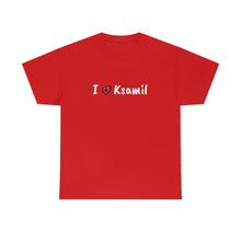 Cargar imagen en el visor de la galería, I Love Ksamil Cotton T-Shirt for Women/Men
