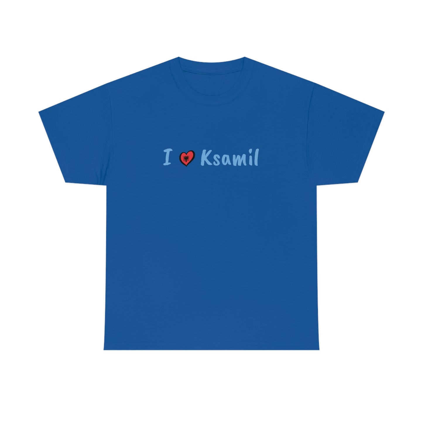 I Love Ksamil Cotton T-Shirt for Women/Men