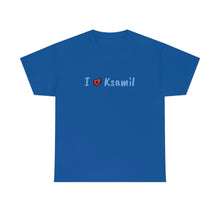 Load image into Gallery viewer, I Love Ksamil Cotton T-Shirt for Women/Men
