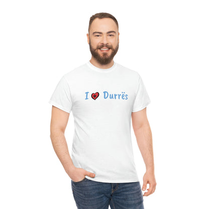 I Love Durres Cotton T-Shirt for Women/Men