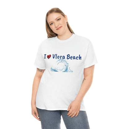 I Love Vlora Cotton T-Shirt for Women/Men