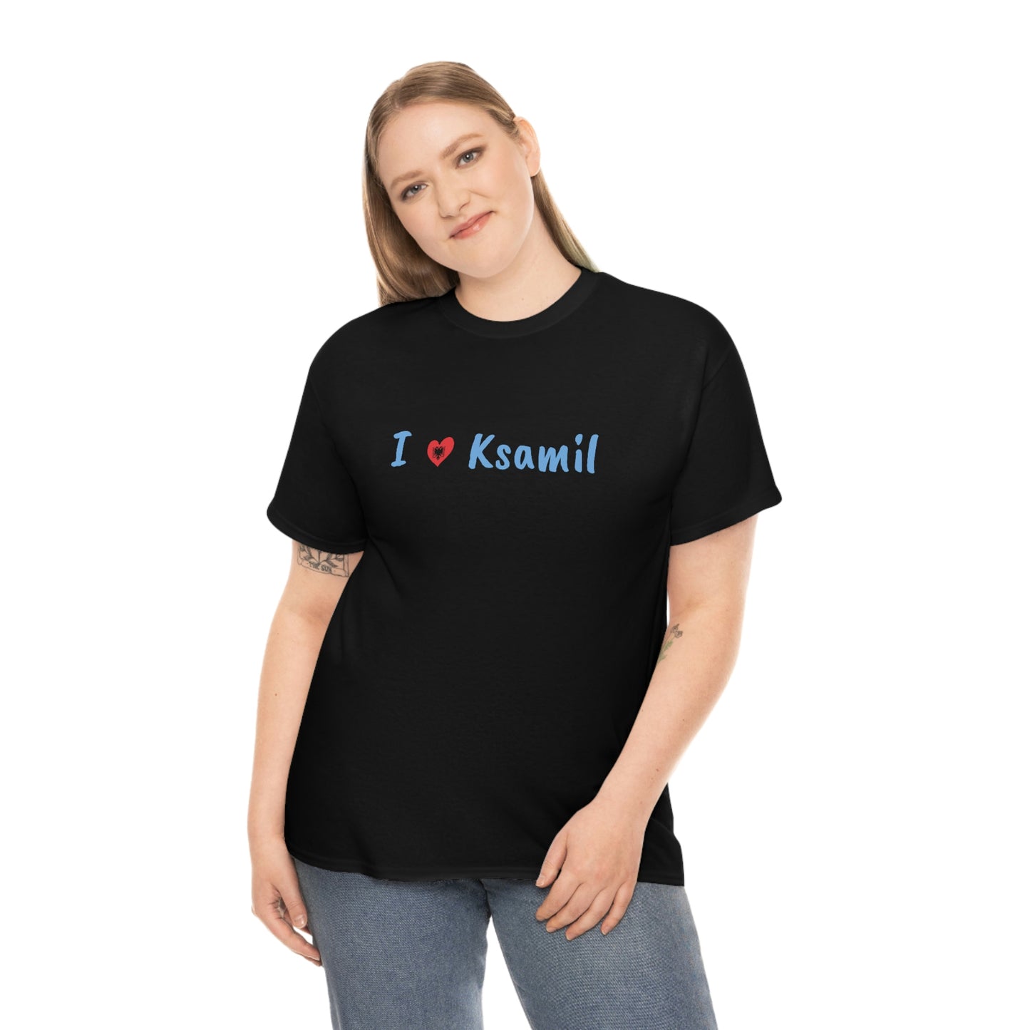 I Love Ksamil Cotton T-Shirt for Women/Men