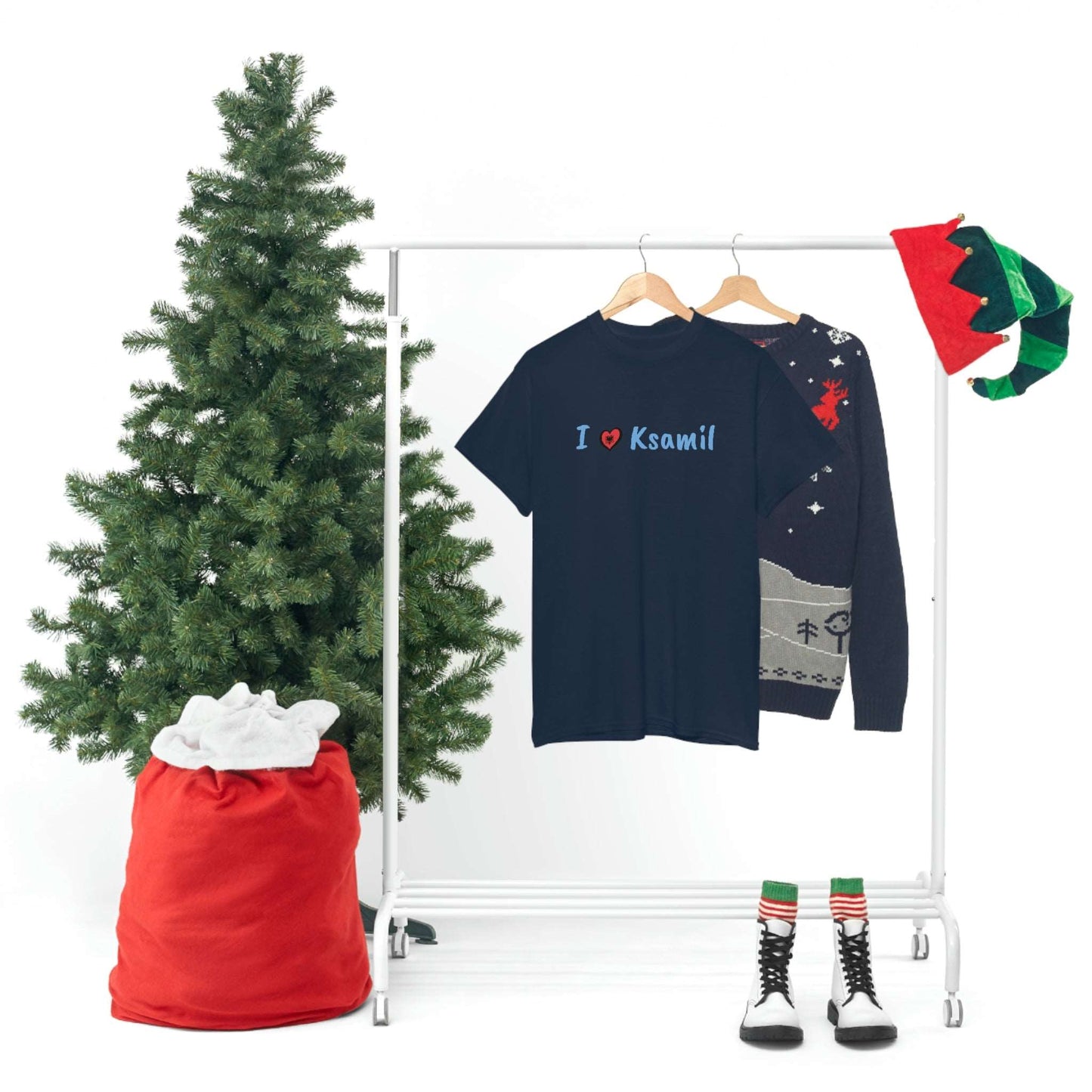 I Love Ksamil Cotton T-Shirt for Women/Men