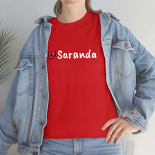 Cargar imagen en el visor de la galería, I Love Saranda Cotton T-Shirt for Women/Men
