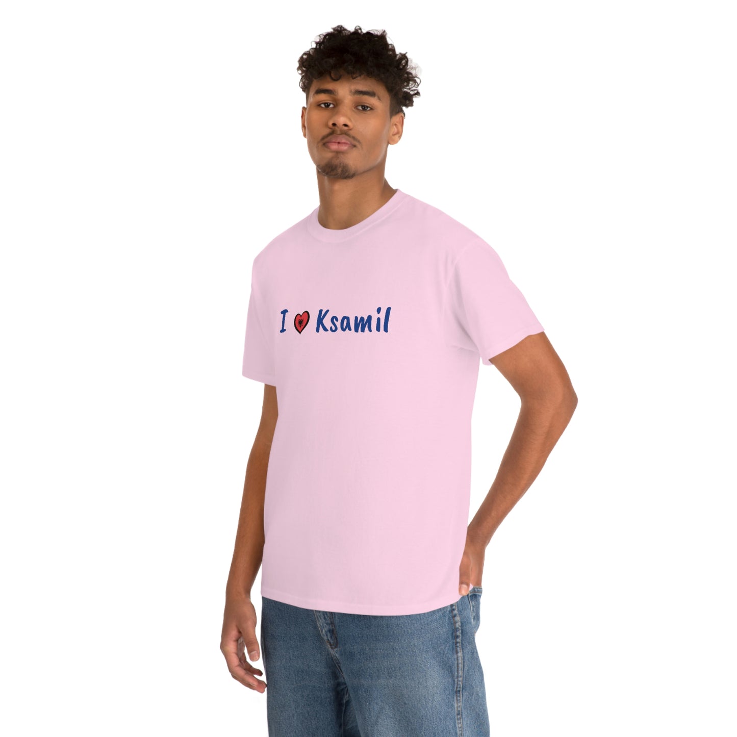 I Love Ksamil Cotton T-Shirt for Women/Men