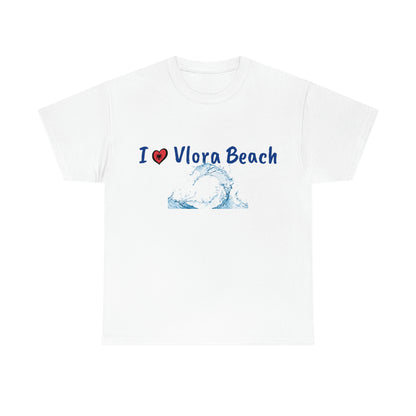 I Love Vlora Cotton T-Shirt for Women/Men