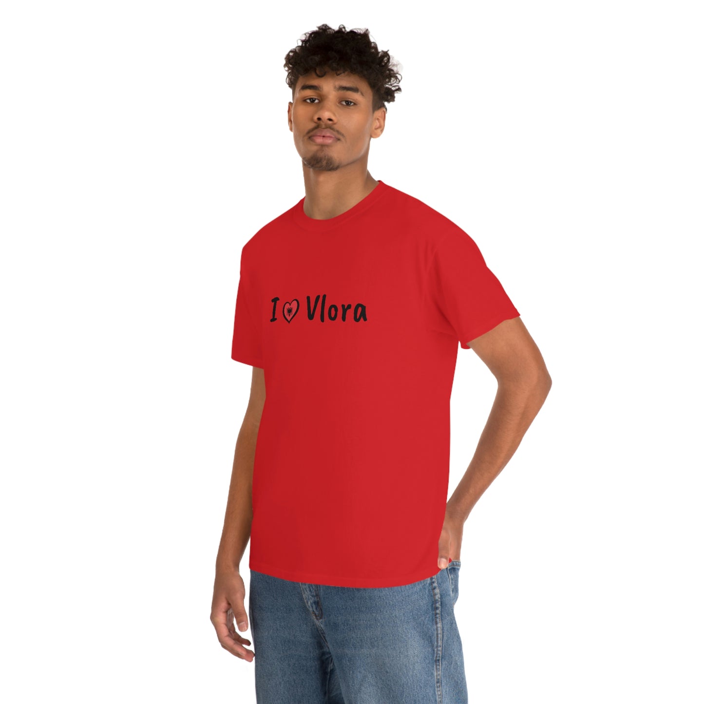 I Love Vlora Cotton T-Shirt for Women/Men