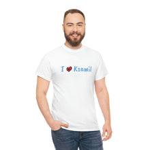 Lade das Bild in den Galerie-Viewer, Ich liebe Ksamil Baumwoll-T-Shirt für Damen/Herren
