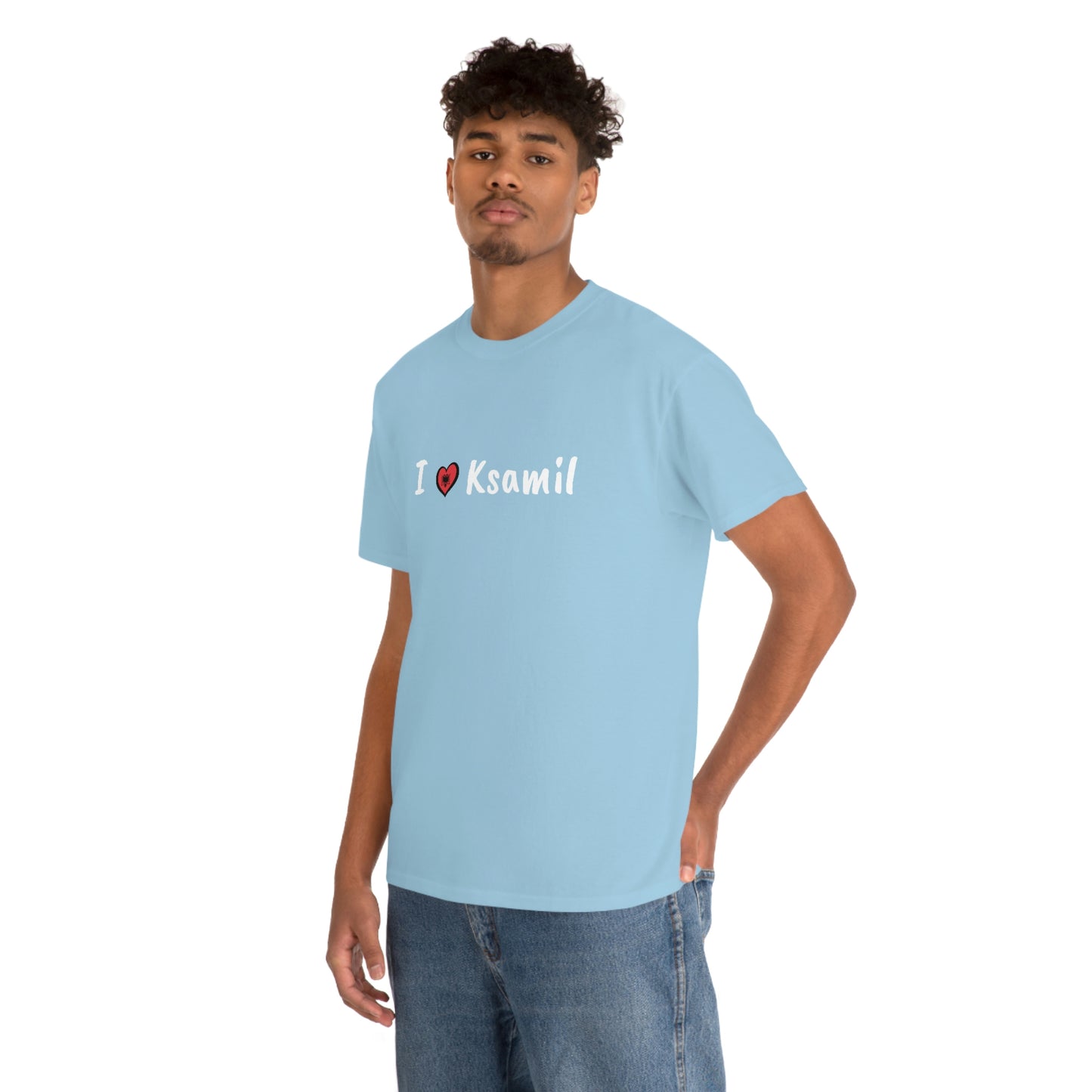 I Love Ksamil Cotton T-Shirt for Women/Men
