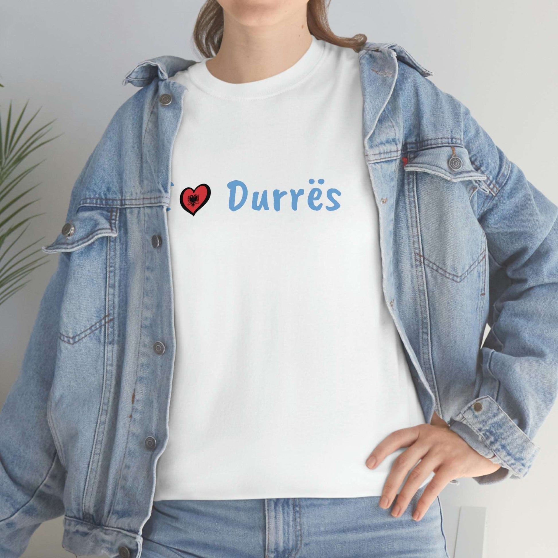 I Love Durres Cotton T-Shirt for Women/Men