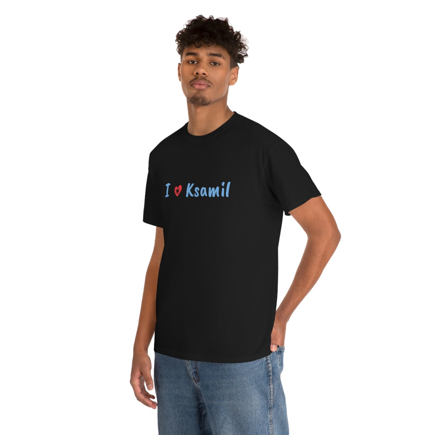 I Love Ksamil Cotton T-Shirt for Women/Men