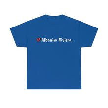 Charger l&#39;image dans la galerie, J&#39;aime la Riviera albanaise T-shirt en coton pour femmes/hommes
