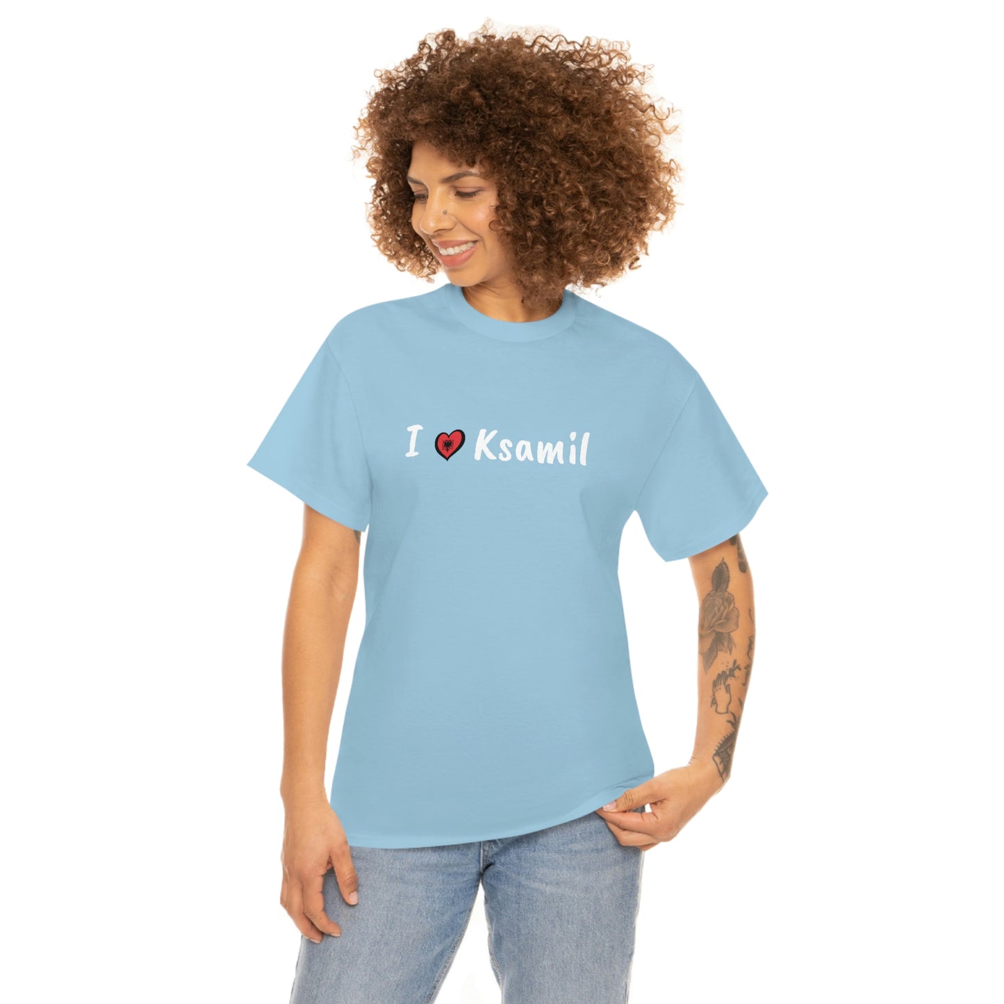 I Love Ksamil Cotton T-Shirt for Women/Men