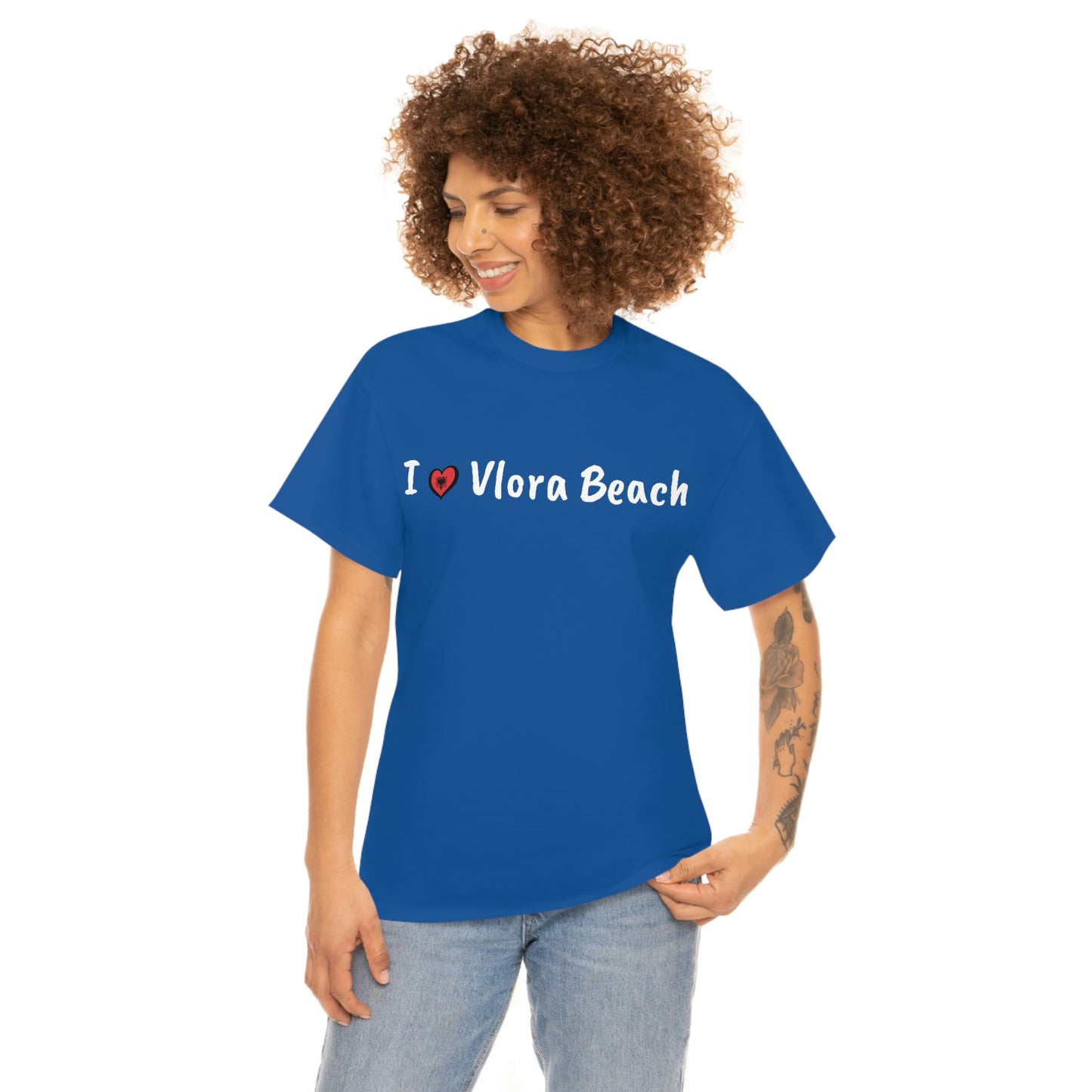 I Love Vlora Cotton T-Shirt for Women/Men