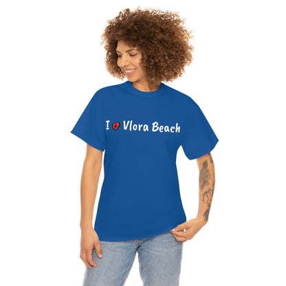 I Love Vlora Cotton T-Shirt for Women/Men
