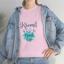 Load image into Gallery viewer, I Love Beach Life Ksamil Women/Men Cotton T-Shirt
